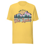 Take Me To The Lake Vintage - Unisex T-Shirt - Yellow