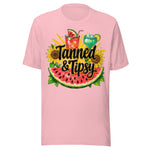 Tanned and Tipsy - Unisex T-Shirt - Pink