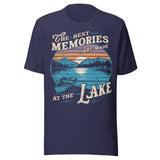 The Best Memories Are Made At The Lake - Unisex T-Shirt - Midnight Navy