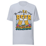 The Only BS I Need Is Beer And Sunshine - Unisex T-Shirt - Light Blue