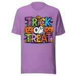 Trick Or Treat - Unisex Halloween T-Shirt - Heather Team Purple