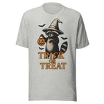 Trick Or Treat Trash Panda - Unisex Halloween T-Shirt - Athletic Gray