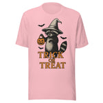 Trick Or Treat Trash Panda - Unisex Halloween T-Shirt - Pink