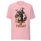 Trick Or Treat Trash Panda - Unisex Halloween T-Shirt - Pink
