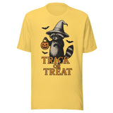 Trick Or Treat Trash Panda - Unisex Halloween T-Shirt - Yellow