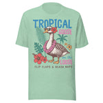 Tropical Goose On The Loose - Unisex T-Shirt - Mint Green