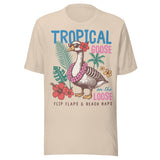 Tropical Goose On The Loose - Unisex T-Shirt - Soft Cream