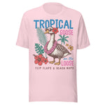 Tropical Goose On The Loose - Unisex T-Shirt - Soft Pink