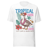 Tropical Goose On The Loose - Unisex T-Shirt - White