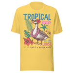 Tropical Goose On The Loose - Unisex T-Shirt - Yellow