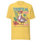 Tropical Goose On The Loose - Unisex T-Shirt - Yellow