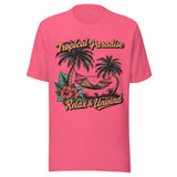 Tropical Paradise Relax and Unwind - Unisex T-Shirt - Pink
