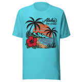 Vintage Aloha State Of Mind - Unisex T-Shirt - Turquoise Blue