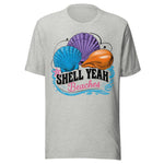 Vintage Shell Yeah Beaches - Unisex T-Shirt - Athletic Gray