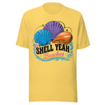 Vintage Shell Yeah Beaches - Unisex T-Shirt - Yellow