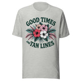 Vintage Style Good Times And Tan Lines - Athletic Gray