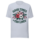 Vintage Style Good Times And Tan Lines - Light Blue
