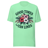 Vintage Style Good Times And Tan Lines - Mint Green