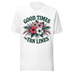Vintage Style Good Times And Tan Lines - White