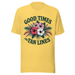 Vintage Style Good Times And Tan Lines - Yellow
