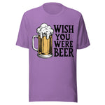 Wish You Were Beer - Unisex T-Shirt - Heather Team Purple