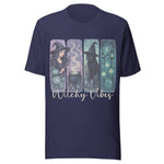 Witchy Vibes - Unisex Halloween T-Shirt - Navy Blue