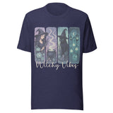 Witchy Vibes - Unisex Halloween T-Shirt - Navy Blue