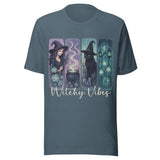 Witchy Vibes - Unisex Halloween T-Shirt - Slate Blue